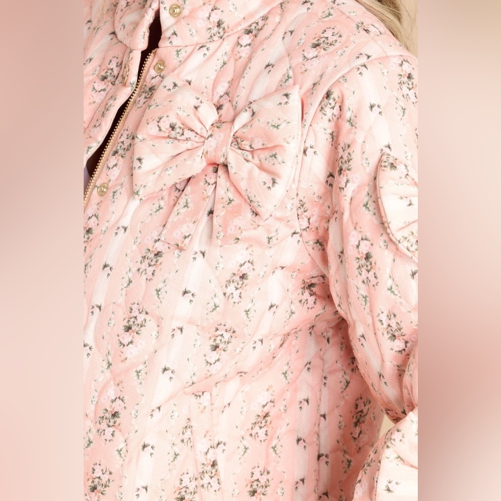 New Loveshackfancy Gianna Bow Jacket - image 6